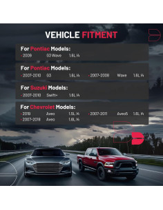 Tanque de Refrigerante BDFHYK 603-449 para Chevy Aveo 2007-2019 2