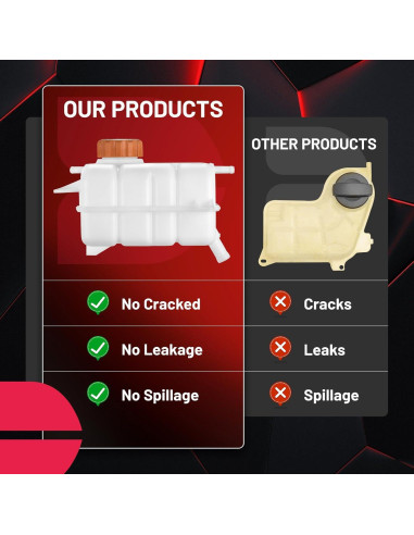 Tanque de Refrigerante BDFHYK 603-449 para Chevy Aveo 2007-2019