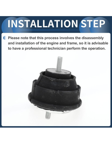 Soporte de Motor INFINAUTO para BMW E46 2004 2.0L Negro