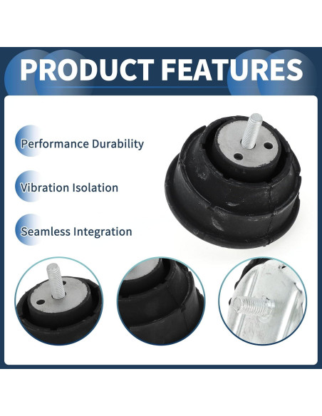 Soporte de Motor INFINAUTO para BMW E46 2004 2.0L Negro