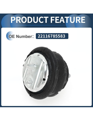 Soporte de Motor INFINAUTO para BMW E46 2004 2.0L Negro