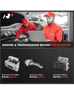 Kit de Montaje de Motor A-Premium 3 Piezas para Volkswagen 2