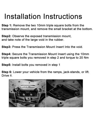 Inserto de Montaje de Transmisión SREUOIL para Audi A4 S4 RS4 A5 S5 Q5