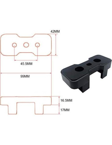 Inserto de Montaje de Transmisión SREUOIL para Audi A4 S4 RS4 A5 S5 Q5