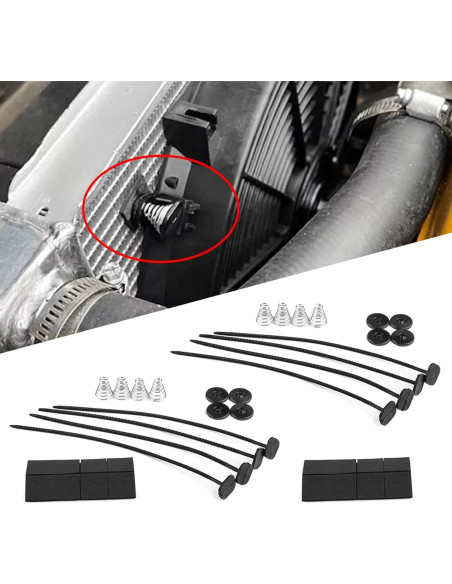 Kit de Montaje de Ventilador Automotriz KUQUTIDY - 2 Juegos