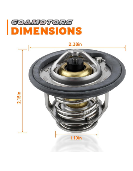 Termostato GoaMotors 19301-PAA-306 Compatible Honda 1990-2003