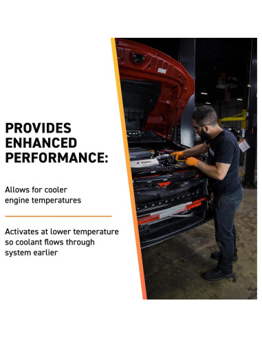 Termostato de Carreras Mishimoto MMTS-JED-06L para Dodge HEMI 2006-2019