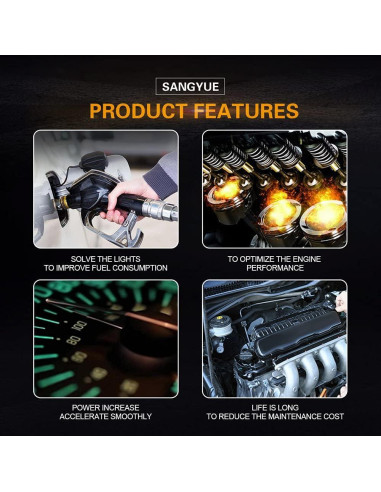 Sensor de oxígeno Sangyue para BMW 3.0L 2pcs Descendente