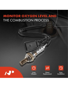 Sensor de Oxígeno O2 A-Premium para Audi V6 3.0L y 3.2L 2