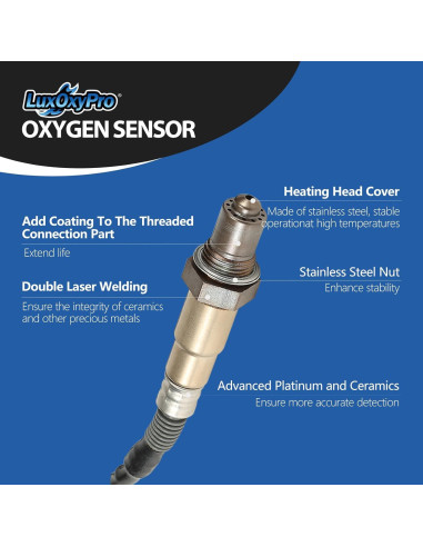 Sensor de Oxígeno LuxOxyPro para Ford F150 3.5L 2011-2016