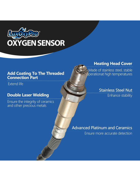 Sensor de Oxígeno LuxOxyPro para Ford F150 3.5L 2011-2016