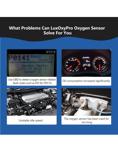 Sensor de Oxígeno LuxOxyPro para Ford F150 3.5L 2011-2016