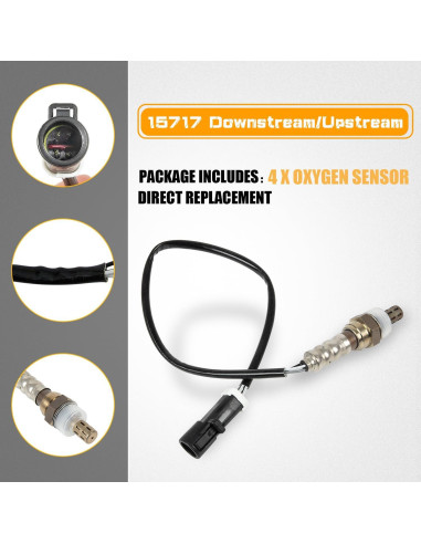 Sensor de Oxígeno RANSOTO WWJ286 Compatible Ford 1990-2014