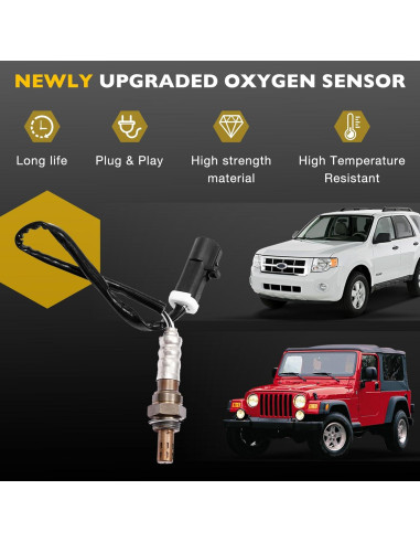 Sensor de Oxígeno Upstream Downstream Gledewen 2 Pcs Compatible