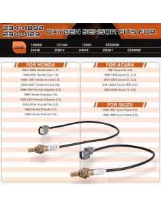 Sensor de Oxígeno O2 ACAUTO 234-4092 234-4123 para Honda Civic 2001-2005 2