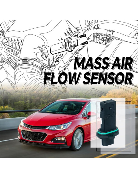 Sensor de Flujo de Aire Masivo AdvanEX 0280218419 para Chevrolet y Buick