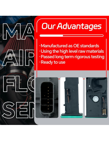 Sensor de Flujo de Aire Masivo AdvanEX 0280218419 para Chevrolet y Buick