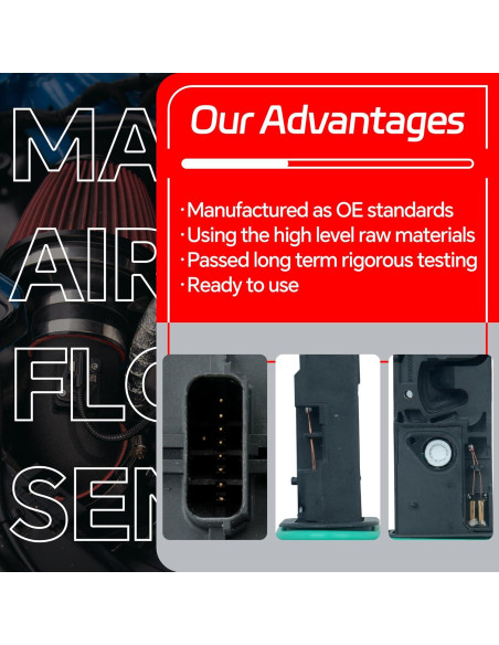 Sensor de Flujo de Aire Masivo AdvanEX 0280218419 para Chevrolet y Buick