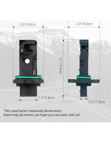Sensor de Flujo de Aire Masivo AdvanEX 0280218419 para Chevrolet y Buick