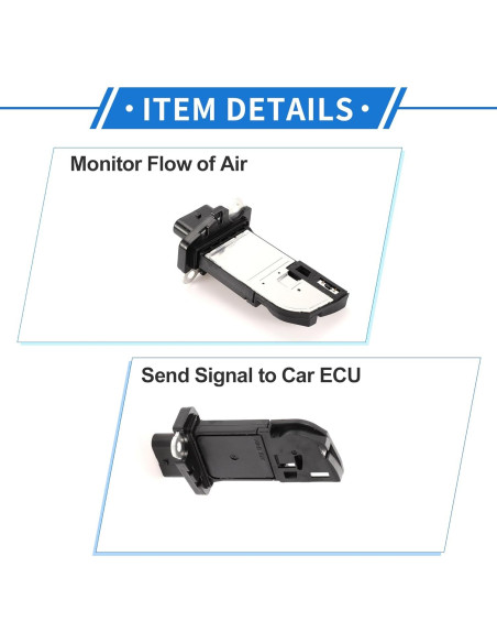 Sensor de Flujo de Aire Masivo VekAuto 059906461N para Audi A4 A5 A6 Q5 Q7