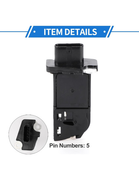 Sensor de Flujo de Aire Masivo VekAuto 059906461N para Audi A4 A5 A6 Q5 Q7