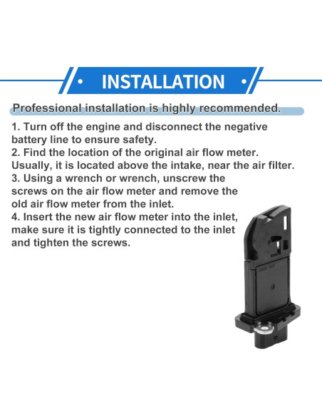 Sensor de Flujo de Aire Masivo VekAuto 059906461N para Audi A4 A5 A6 Q5 Q7