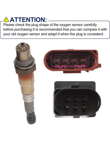 Sensor de Oxígeno JOYOMSTW para Audi y Volkswagen 1.8L 2001-2006