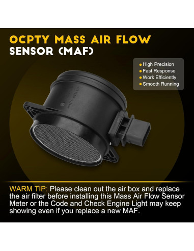 Sensor de Flujo de Aire Masivo OCPTY para BMW 335d y X5 3.0L