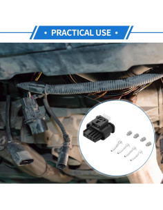 Conector de Sensor de Flujo de Aire 4 Pines VekAuto para BMW 2