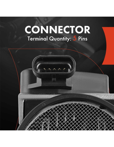 Sensor de flujo de aire masivo A-Premium 5 pines para Chevrolet y Pontiac