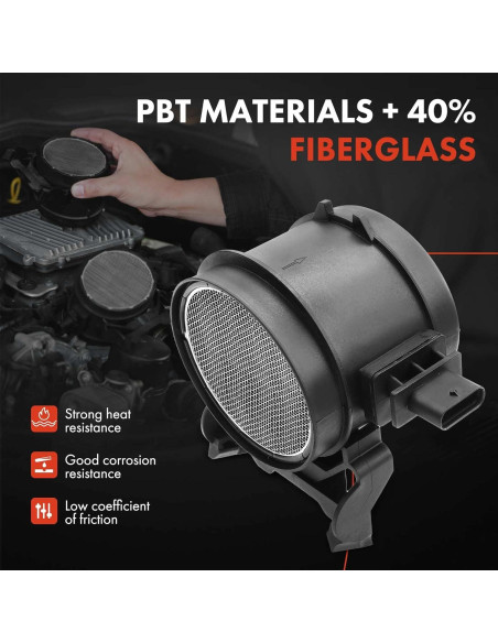 Sensor de flujo de aire A-Premium 5 pines para Mercedes-Benz