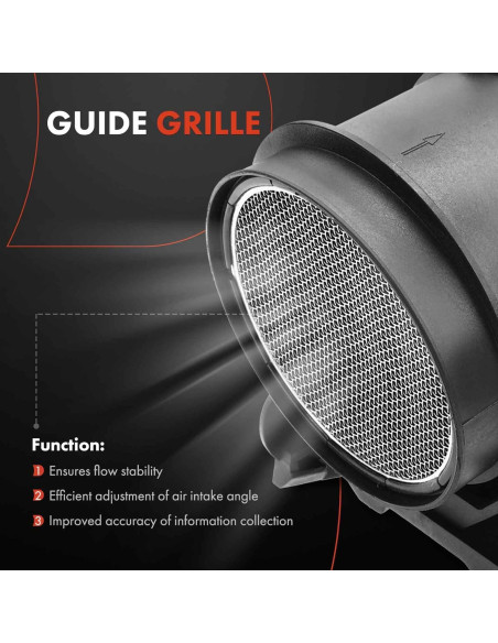 Sensor de flujo de aire A-Premium 5 pines para Mercedes-Benz
