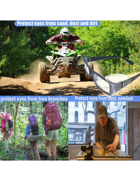 6 Pares Protectores Laterales Gafas Seguridad Vilbocr Antideslizante