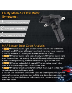 Sensor de Flujo de Aire Masivo Yezoauto HNA316P para Subaru 2