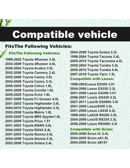 Sensor de Flujo de Aire CmeRto 22204-22010 para Toyota/Lexus