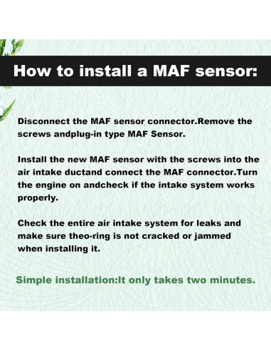 Sensor de Flujo de Aire CmeRto 22204-22010 para Toyota/Lexus