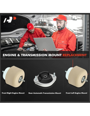 Juego de Montajes de Motor A-Premium 3 Piezas Audi A4 3.0L