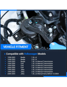 Kit de Montaje Motor y Transmisión Autoround para Volkswagen 2