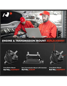 Soportes de Motor y Transmisión A-Premium 3 Piezas Ford Ranger 1985-1997 2