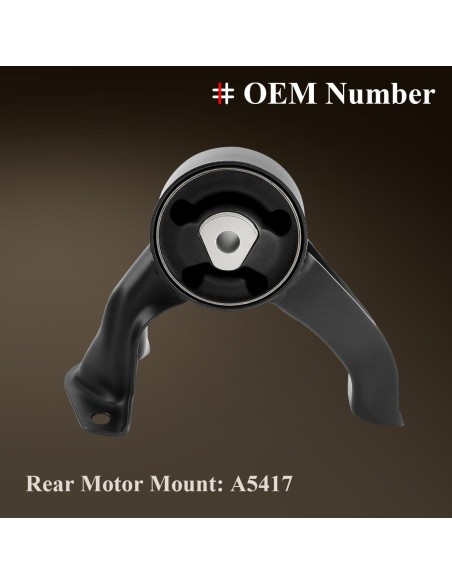 Juego de Montajes de Motor DILENBLE para Mitsubishi Lancer 2008-2017