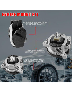 Soporte de Motor Zaygyize para BMW 2.0L Turbo 4 Pcs 2