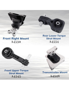 Juego de Soportes de Motor y Transmisión Gdydi para Honda Civic 1.8L 2006-2010 2