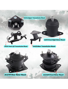 Kit de Montaje Motor y Transmisión Gdydi 6 Piezas Honda Accord 3.0L 2