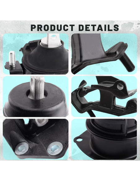 Kit de Montaje Motor y Transmisión Gdydi 6 Piezas Honda Accord 3.0L
