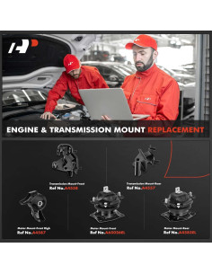 Juego de Soportes de Motor A-Premium para Honda Odyssey 2007 2