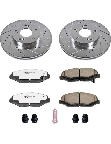 Kit de Freno Power Stop Z26 Delantero con Discos Perforados