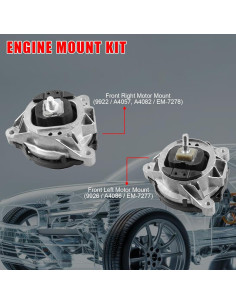 Kit Soportes de Motor Zaygyize para BMW 2.0L Turbo 2 Pcs 2