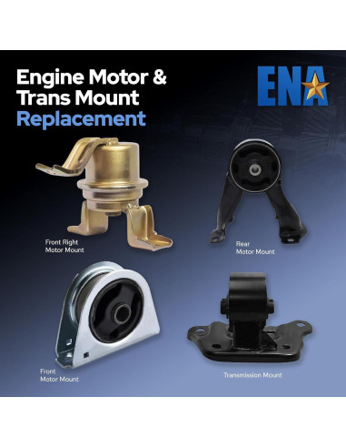 Juego de Soportes de Motor ENA para Mitsubishi Lancer 2002-2007