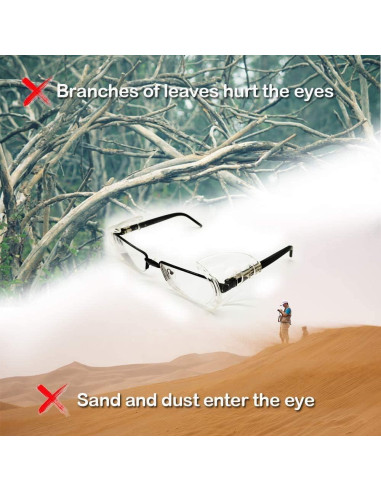 Protectores Laterales para Gafas de Seguridad SHTCUS 2 Pares