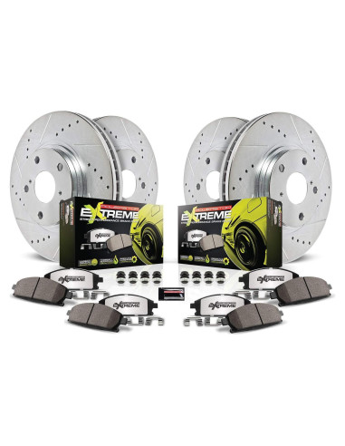 Kit de Freno Power Stop Z26 con Discos Perforados para BMW
